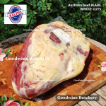 Beef BLADE Australia RALPHS frozen sampil kecil daging rendang PORTIONED CUTS 1.5" 4cm (price/pc 1kg)